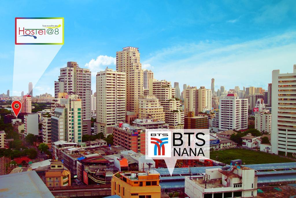 Hostel 8 Sukhumvit Soi 8 Бангкок Екстер'єр фото